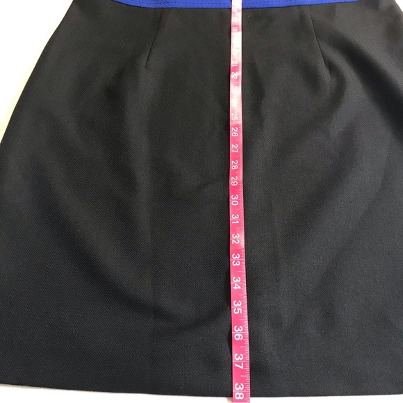 Ks Womens Collection Sheath Dress Size 14W Color Black With Blue 100% Polyester - Picture 9 of 10